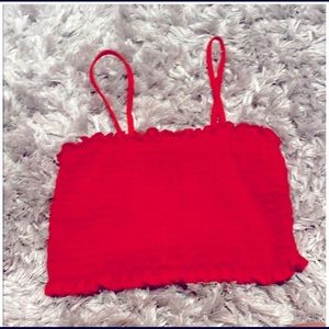 Shruched tube top plus size